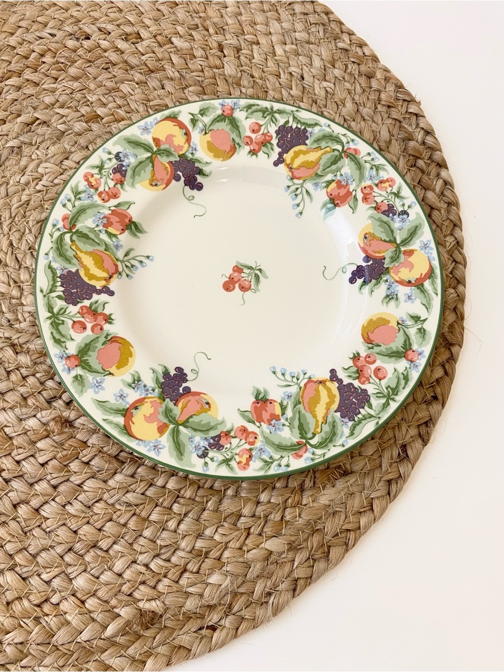 vintage LAURA ASHLEY Fine China Rubens Bread & Butter Plate